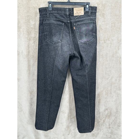 Vintage 90s Levis Jeans Mens 34x30 540 Relaxed Fit Cotton Denim Orange Tab - Picture 4 of 12